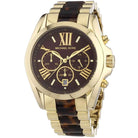 Michael Kors Bradshaw MK5696 Women's Brown Dial Gold & Brown Chronograph Watch