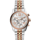 Michael Kors Lexington MK5735 Women's Tri-Tone Stainless Steel Chronograph Watch