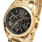 Michael Kors Bradshaw MK5739 Women's Black Gold Stainless Steel Chronograph Watch