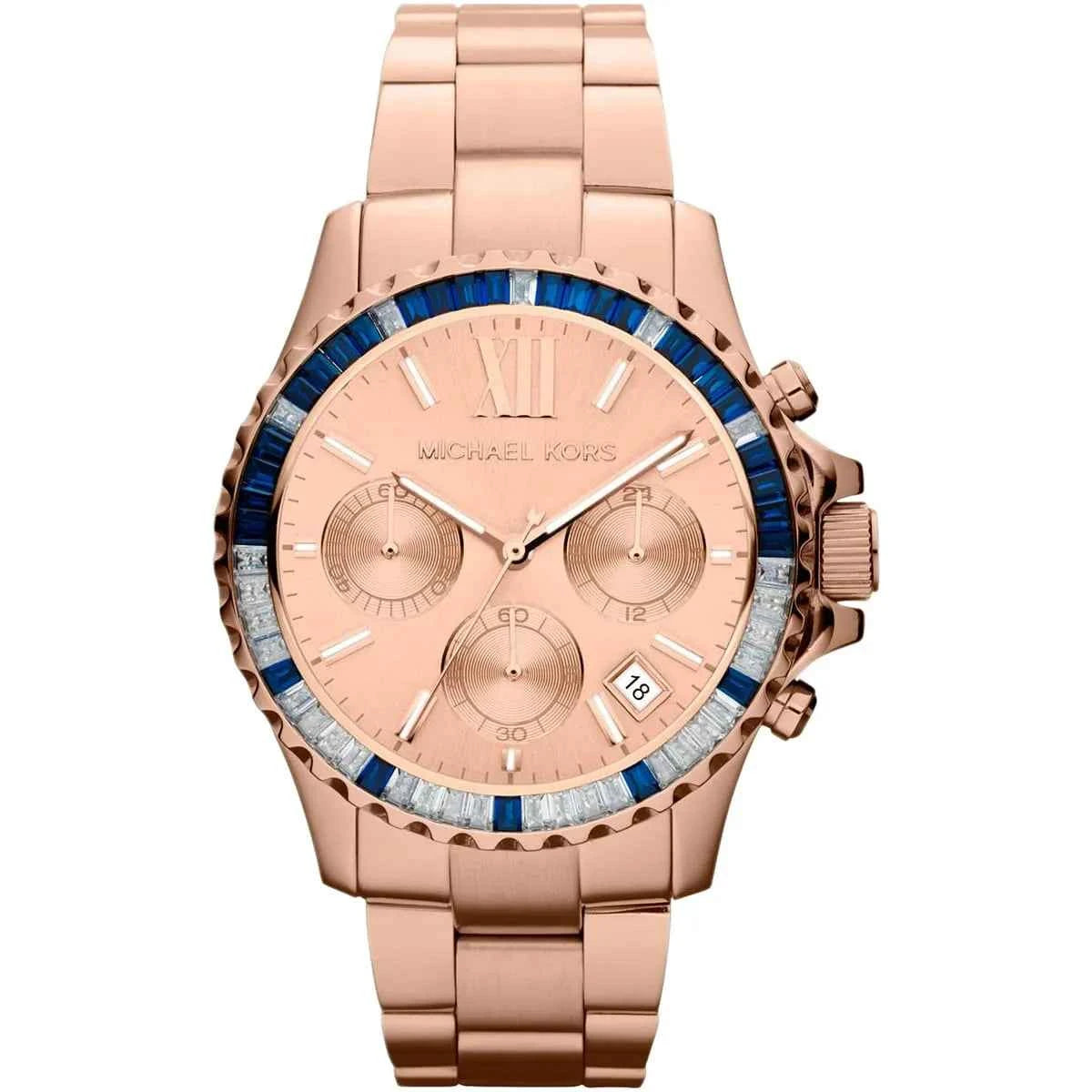 Michael Kors Everest MK5755 Women's Rose Gold Stainless Steel Chronograph Watch