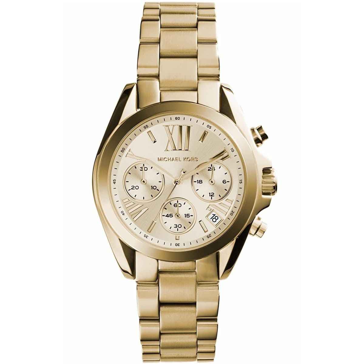 Michael Kors Mini Bradshaw MK5798 Women's Gold Stainless Steel Chronograph Watch