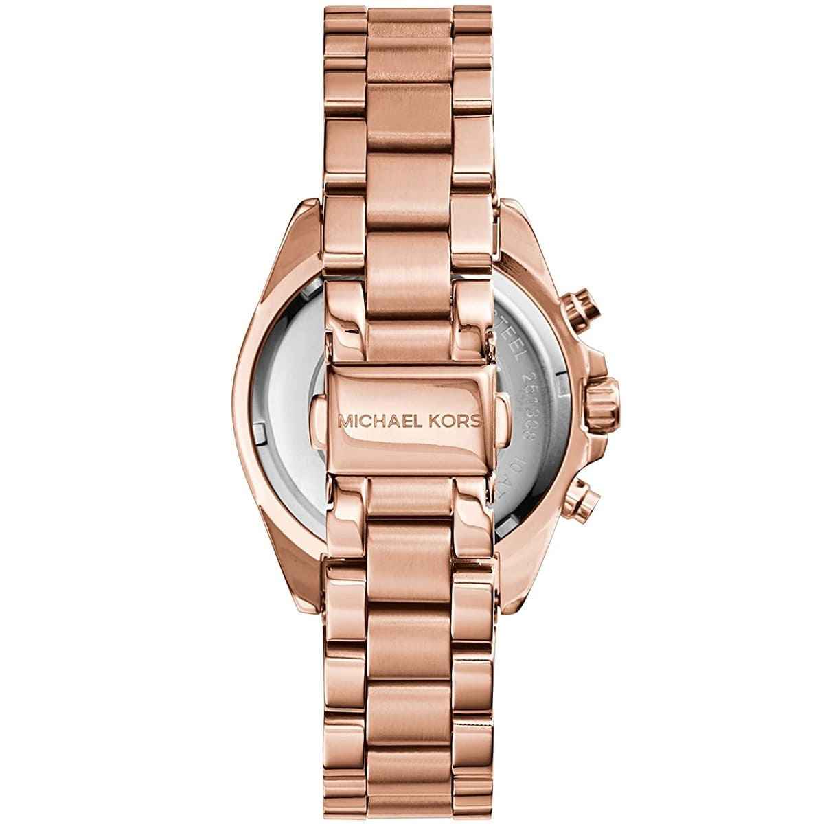 Michael Kors Mini Bradshaw MK5799 Women's Rose Gold Stainless Steel Chronograph Watch
