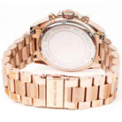 Michael Kors Bradshaw MK5854 Women's Black Rose Gold Stainless Steel Chronograph Watch