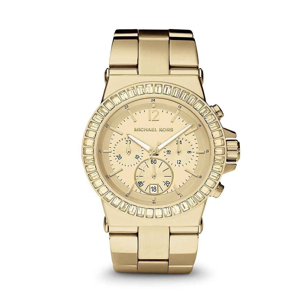 Michael Kors Dylan MK5861 Women's Gold Stainless Steel Chronograph Watch