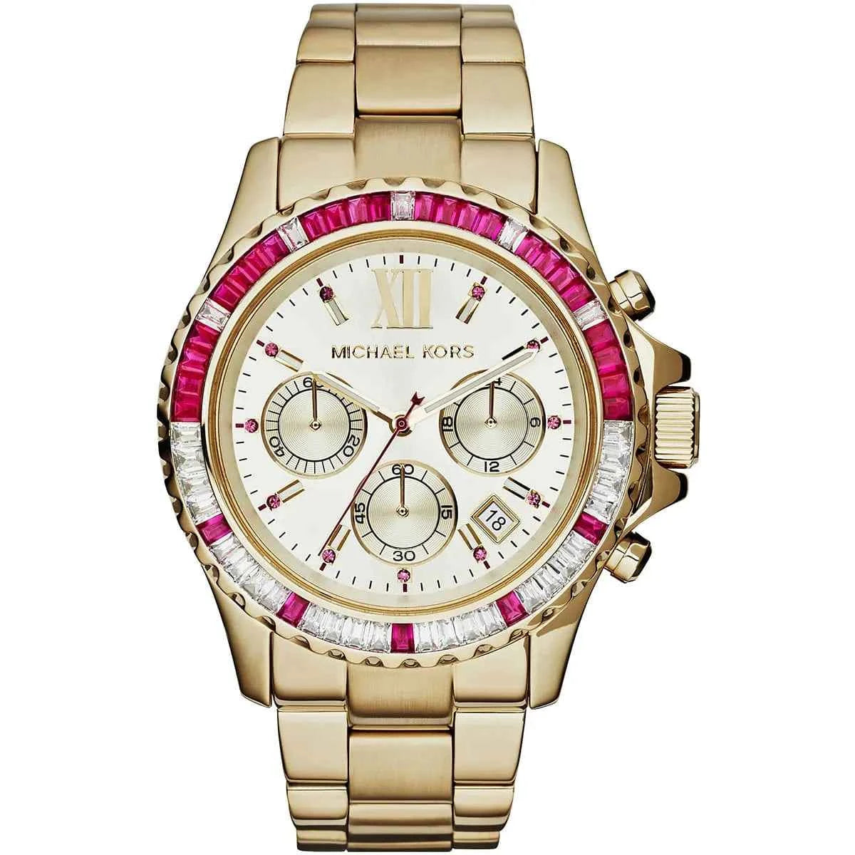 Michael Kors Everest MK5871 Women's Gold Stainless Steel Chronograph Watch