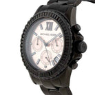 Michael Kors Everest MK5872 Women's Rose Gold & Black Stainless Steel Chronograph Watch