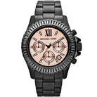 Michael Kors Everest MK5872 Women's Rose Gold & Black Stainless Steel Chronograph Watch