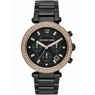 Michael Kors Parker MK5885 Women's Black Stainless Steel Chronograph Watch