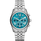 Michael Kors Lexington MK5887 Women's Blue Stainless Steel Chronograph Watch