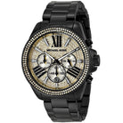 Michael Kors MK5961 gold dial black stainless steel watch