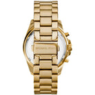 Michael Kors Bradshaw MK5975 Women's Blue Gold Stainless Steel Chronograph Watch