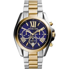 Michael Kors Bradshaw MK5976 Women's Blue Two-Tone Stainless Steel Chronograph Watch