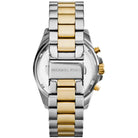 Michael Kors Bradshaw MK5976 Women's Blue Two-Tone Stainless Steel Chronograph Watch