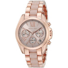 Michael Kors Bradshaw MK6066 Women's Rose Gold Stainless Steel Chronograph Watch