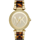 Michael Kors Parker MK6109 Women's Gold & Brown Multi-Strap Watch