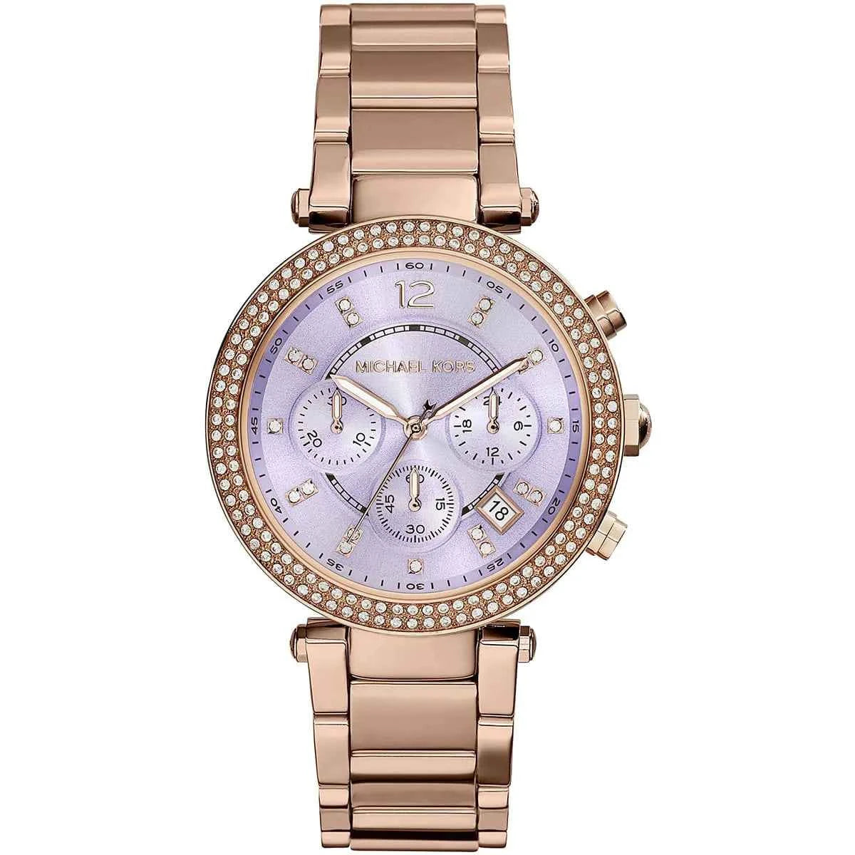 Michael Kors Parker MK6169 Women's Rose Gold Chronograph Watch