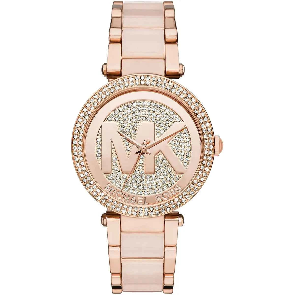 Michael Kors Parker MK6176 Women's Rose Gold Multi Bracelet Watch