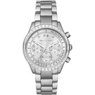 Michael Kors Brinkley MK6186 Women's Silver Dial Stainless Steel Chronograph Watch