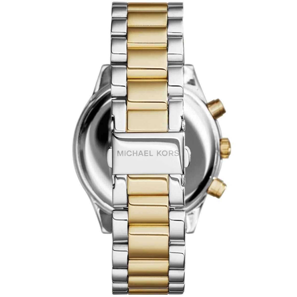 Michael Kors Brinkley MK6188 Women's Silver Dial Two-Tone Chronograph Watch