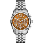 Michael Kors Lexington MK6221 Women's Brown Dial Stainless Steel Chronograph Watch