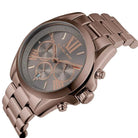 Michael Kors Bradshaw MK6247 Women's Brown Dial Stainless Steel Chronograph Watch
