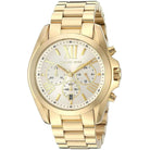 Michael Kors Bradshaw MK6266 Women's White Dial Gold-Tone Chronograph Watch