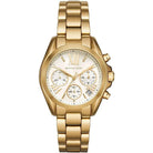 Michael Kors Bradshaw MK6267 Women's White Dial Gold-Tone Chronograph Watch