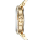 Michael Kors Parker MK6313 Women's Silver Dial Gold & White Bracelet Watch