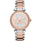 Michael Kors Parker MK6314 Women's Silver Dial Two-Tone Stainless Steel Watch