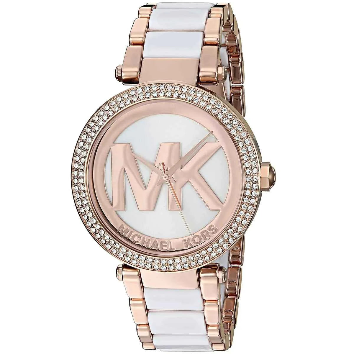 Michael Kors Parker MK6314 Women's Silver Dial Two-Tone Stainless Steel Watch