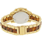 Michael Kors Ritz MK6322 Women's Gold Dial Gold & Brown Chronograph Watch