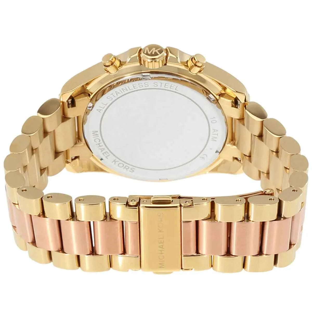 Back case of Michael Kors MK6359 quartz women's wristwatch