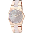 Close-up of Michael Kors MK6652 pink analog dial
