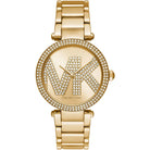 Michael Kors Parker MK6659 women's gold stainless steel watch front view