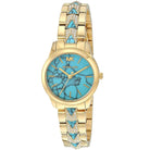 Close-up of Michael Kors MK6673 blue analog dial