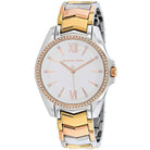 Close-up of Michael Kors MK6686 white analog dial