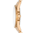Close-up of Michael Kors MK6693 white analog dial
