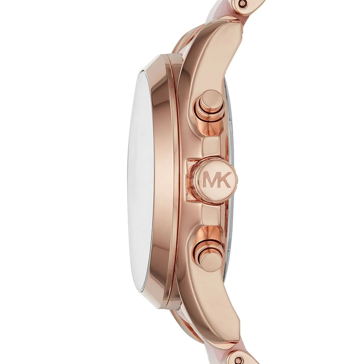 Side profile of Michael Kors Bradshaw MK6830 women's chronograph watch