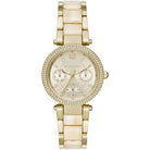 Michael Kors Parker MK6833 Women's Gold Dial Gold & Beige Watch