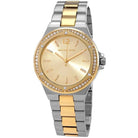Michael Kors Lennox MK6988 Women's Gold Dial Two-Tone Stainless Steel Watch