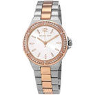 Michael Kors Lennox MK6989 Women's White Dial Two-Tone Stainless Steel Watch