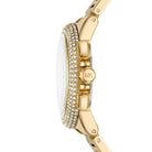 Michael Kors Camille MK6994 Women's White Dial Gold Stainless Steel Chronograph Watch