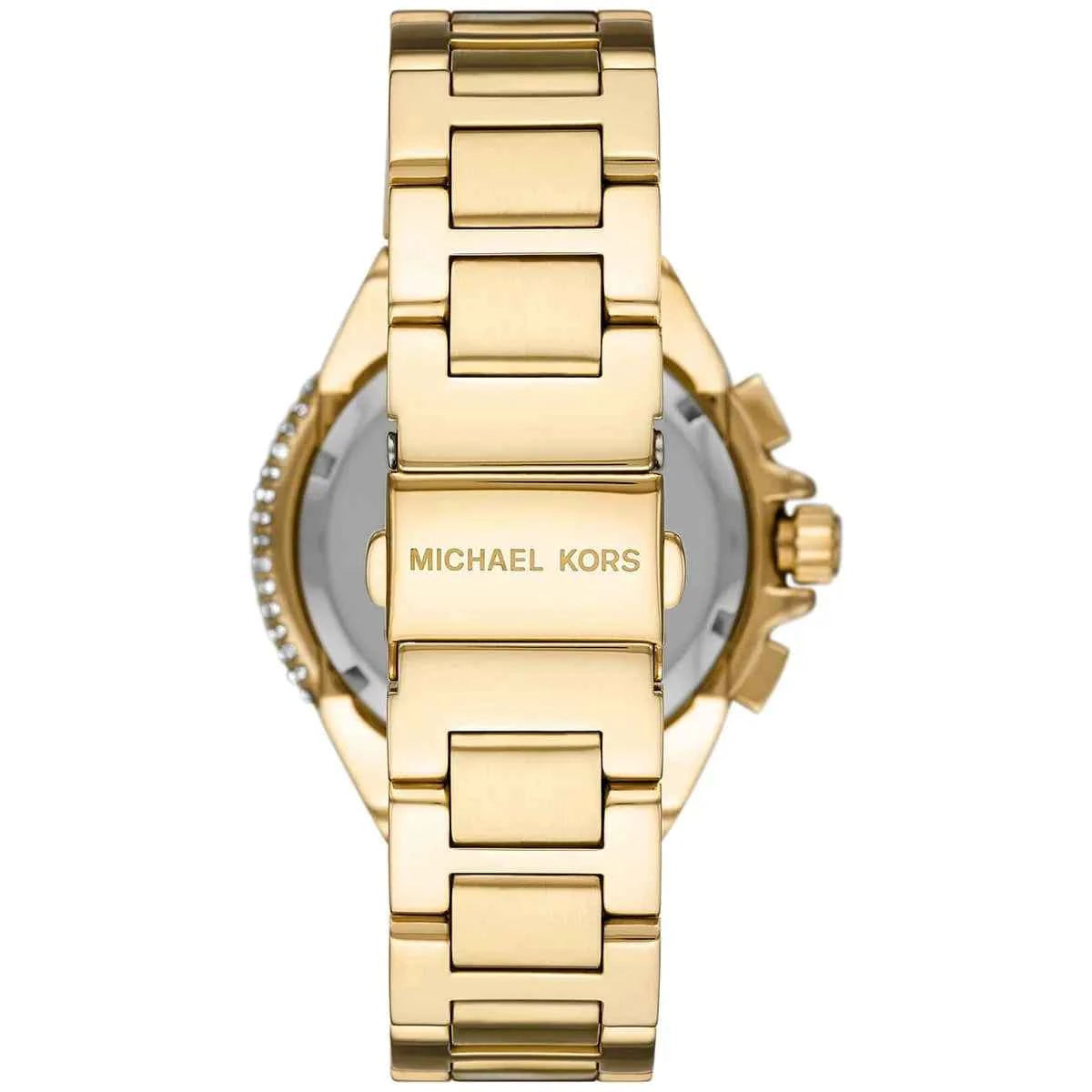 Michael Kors Camille MK6994 Women's White Dial Gold Stainless Steel Chronograph Watch