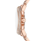 Michael Kors Camille MK6995 Women's White Dial Rose Gold Stainless Steel Chronograph Watch