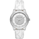 Michael Kors Runway MK6998 Women's White Dial White Polyurethane Strap Watch