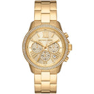 Michael Kors Brynn MK7199 women's gold dial gold stainless steel watch front view