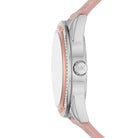 Michael Kors Jessa MK7206 Women's Silver Dial Pink Polyurethane Strap Watch