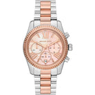 Michael Kors Lexington MK7219 Women's Rose Gold Dial Two-Tone Stainless Steel Watch