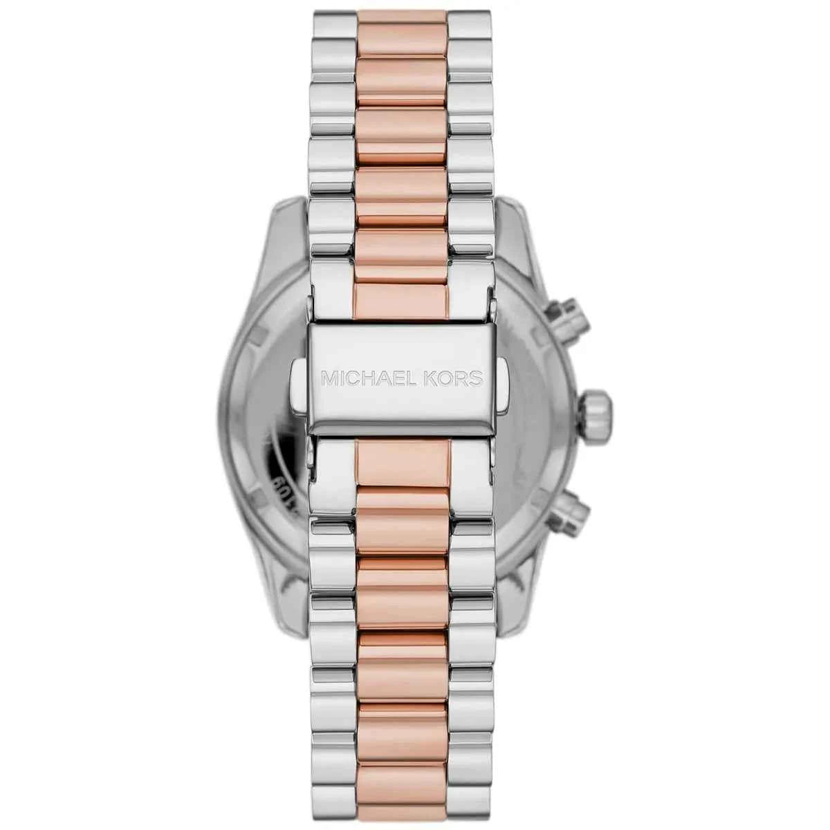 Michael Kors Lexington MK7219 Women's Rose Gold Dial Two-Tone Stainless Steel Watch
