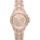 Michael Kors Everest MK7235 women's rose gold dial rose gold stainless steel watch front view